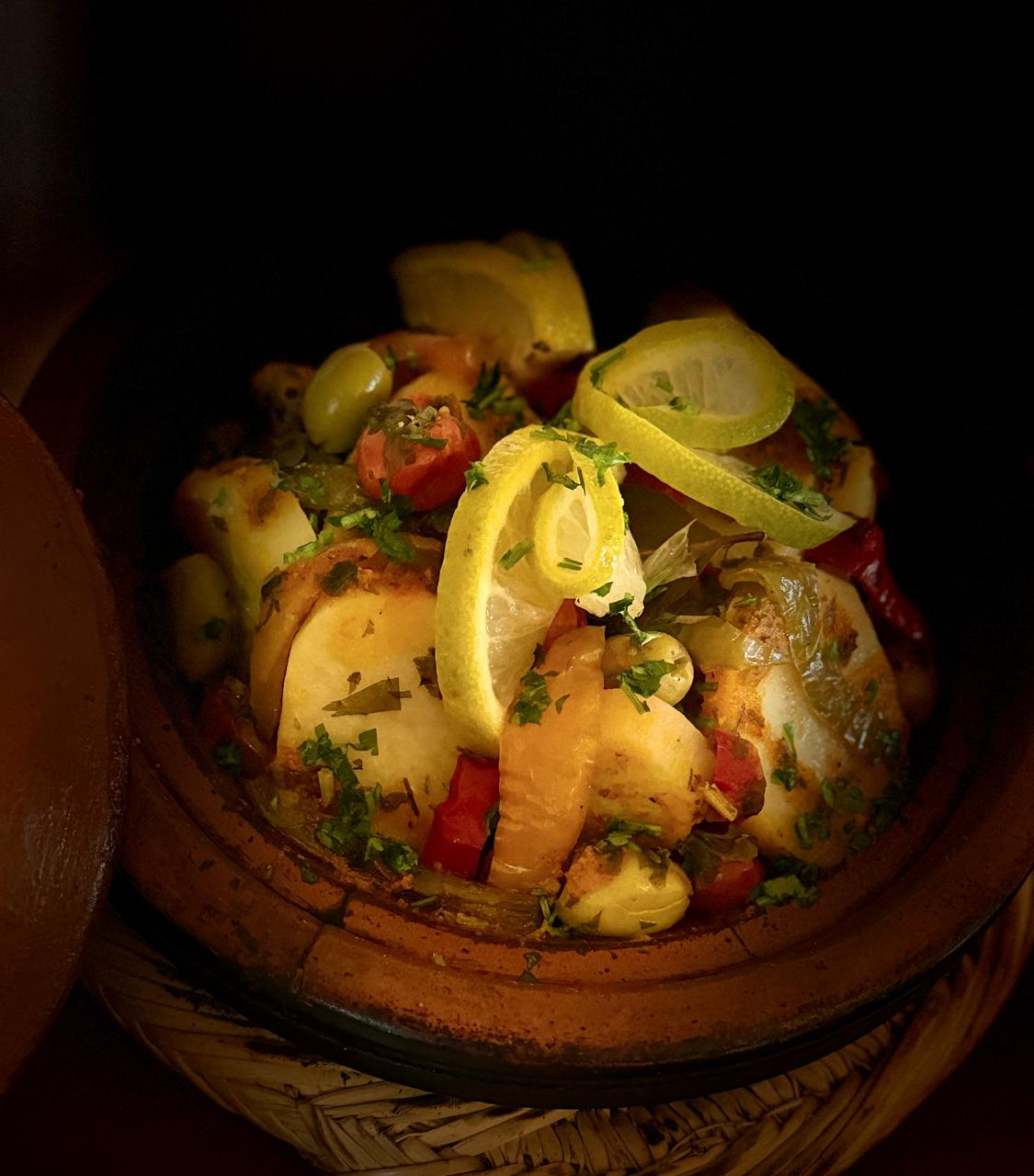 Chicken Tajine with Lemon & Olives