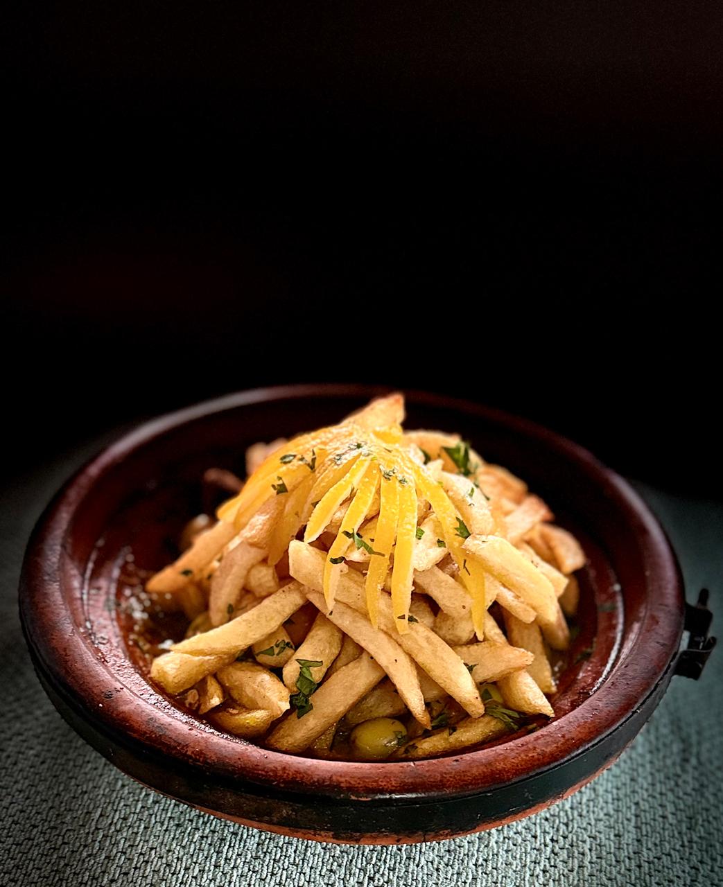 Romantic dinner setup