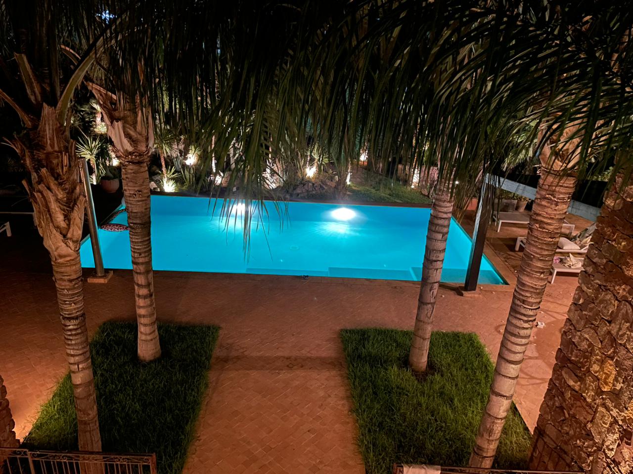 Traditional Moroccan dining at Villa Malika